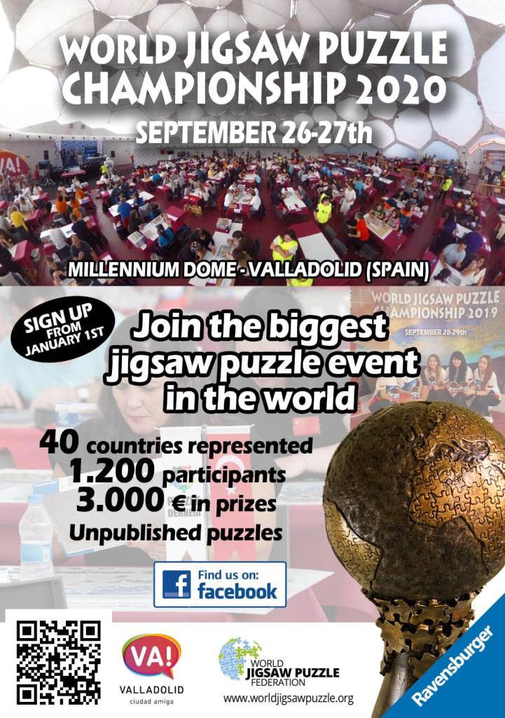 World Jigsaw Puzzle Championship 2020 | Cronicas Puzzleras