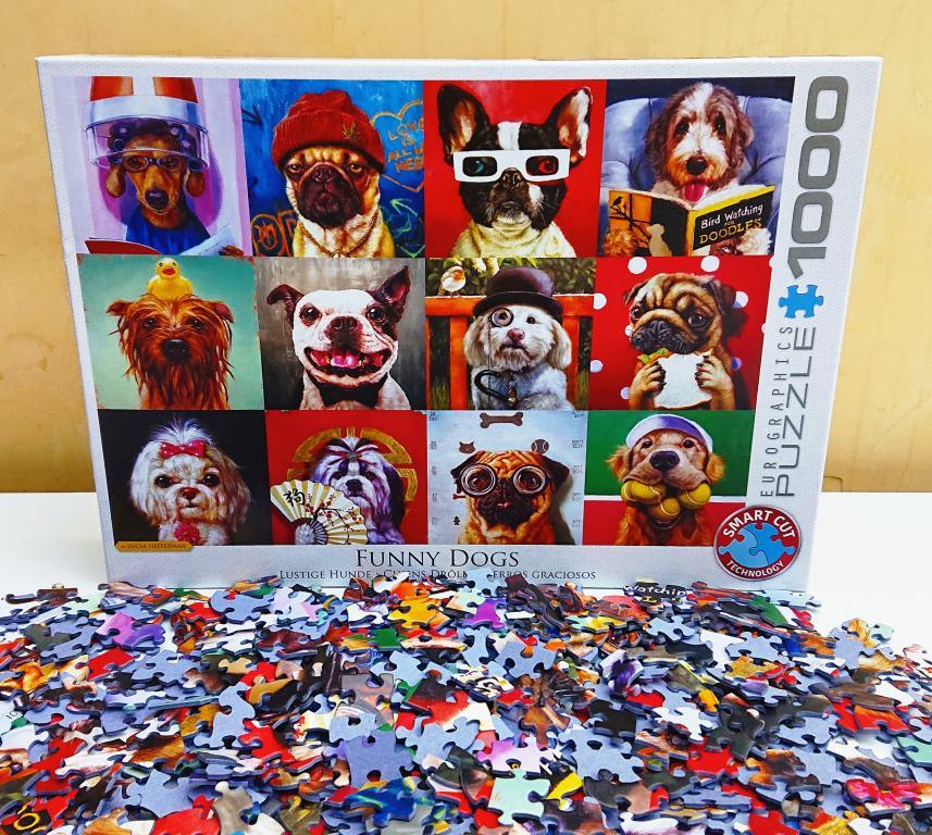 Eurographics Puzzle - Funny Dogs - 1000 pieces