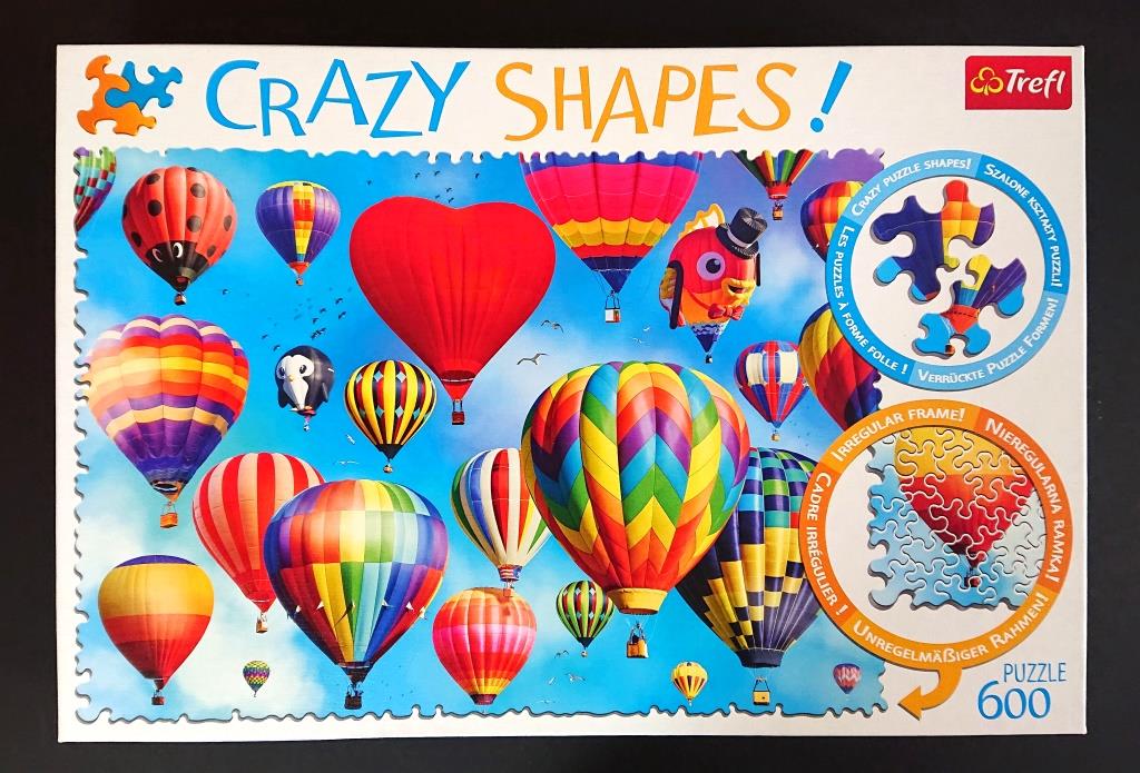 Trefl Puzzle - Crazy Shapes - Colorful Balloons - 600 pieces