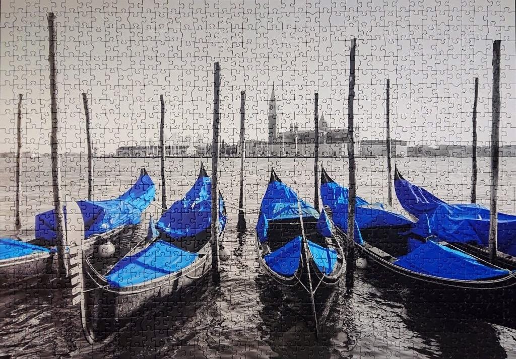 Educa Puzzle - Gondolas en Venecia - 1000 pieces
