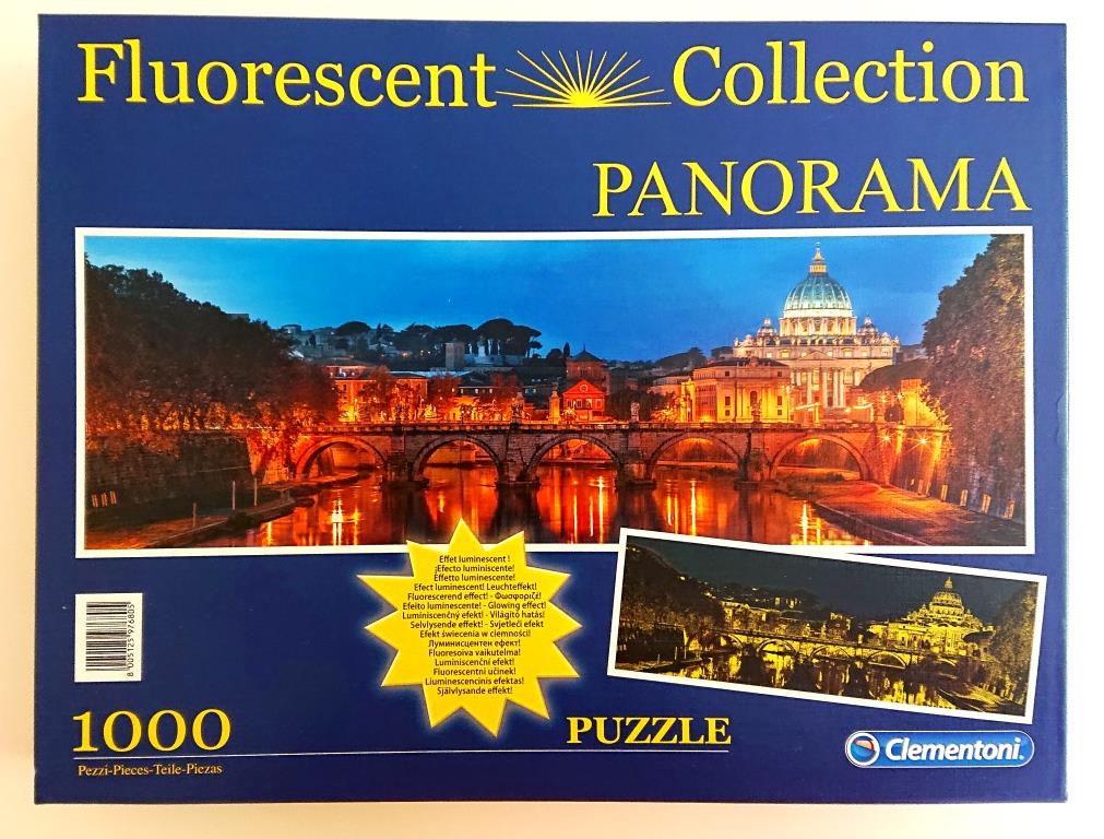 Clementoni Puzzle - 97680 - Fluorescent Rome - 1000 pieces