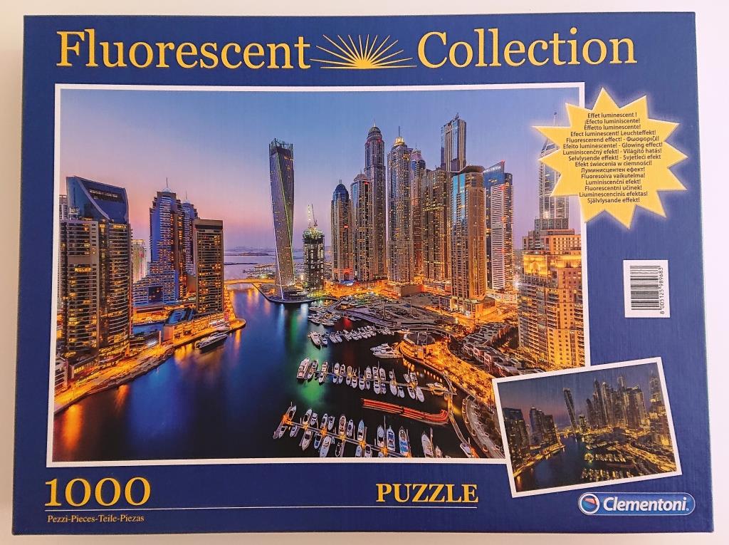 Clementoni Puzzle - 98968 - Fluorescent Dubai - 1000 pieces