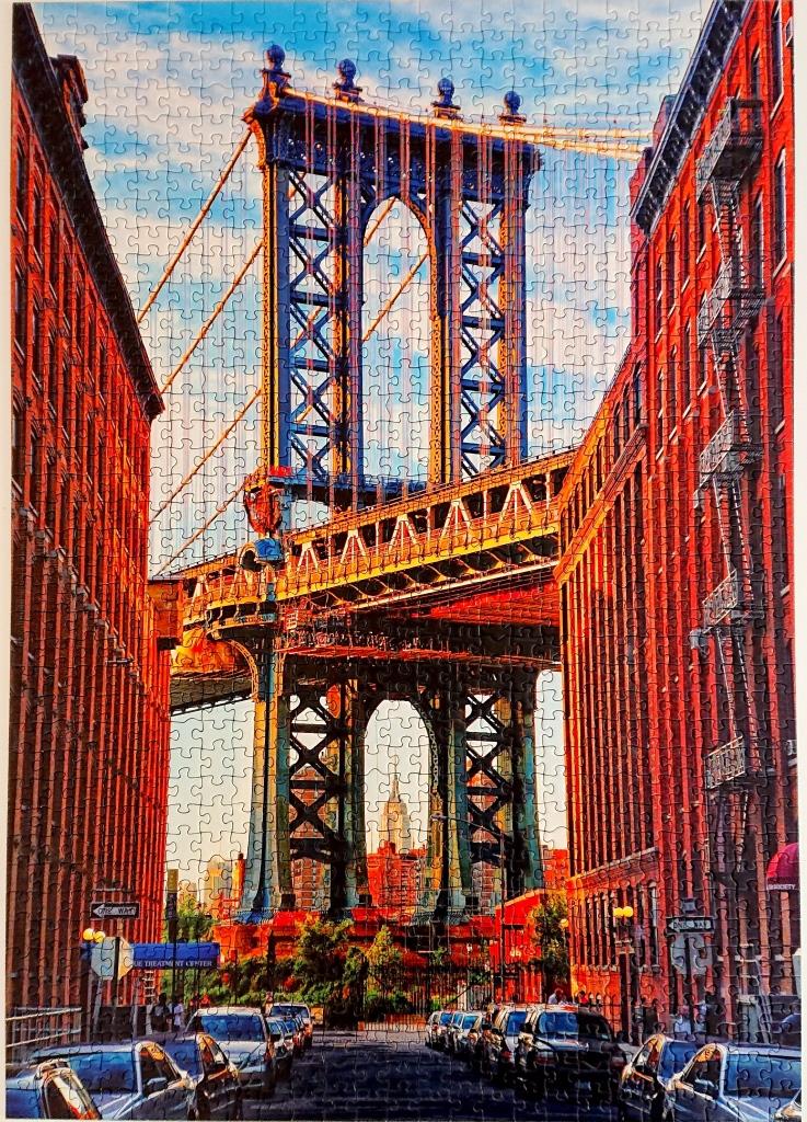Educa Puzzle - 17100 - Puente de Manhattan, Nueva York - 1000 piezas