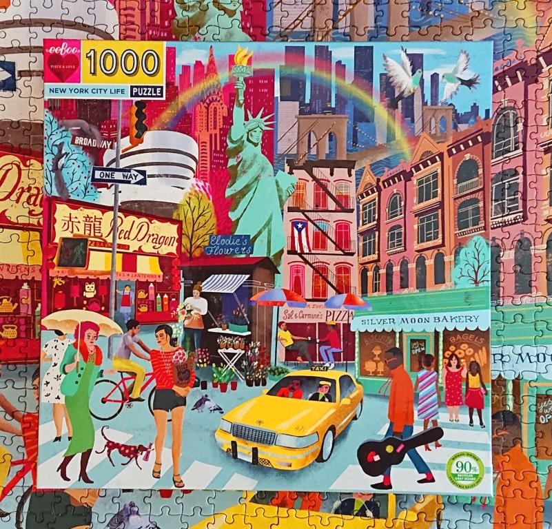 eeBoo Puzzle - New York City Life - 1000 pieces