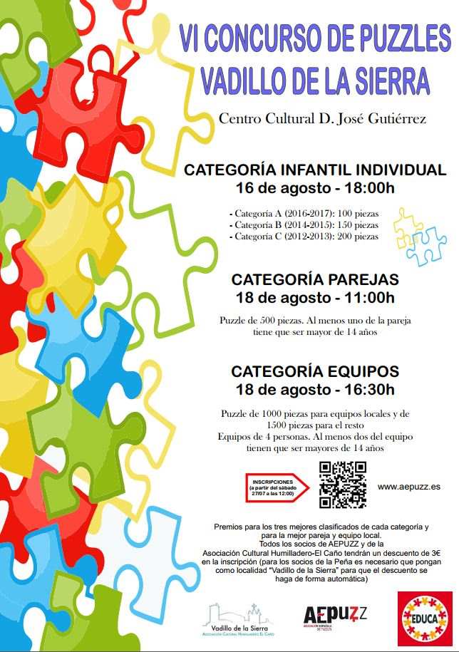 VI Concurso de Puzzles Vadillo de la Sierra