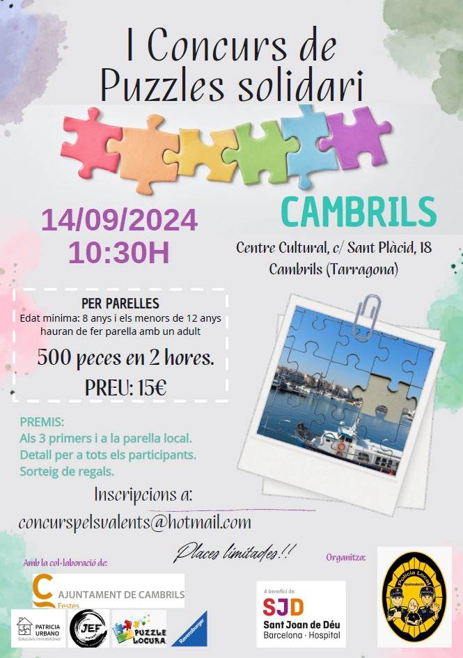 I Concurso de Puzzles Solidario de Cambrils