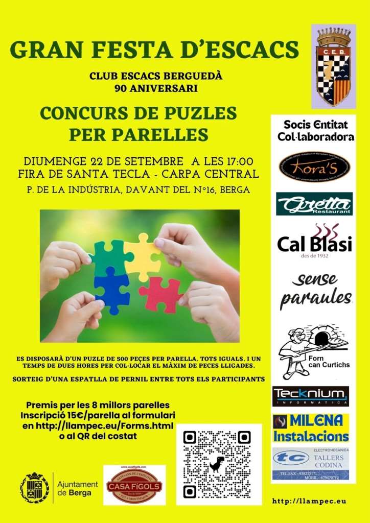 Concurso de Puzzles de Berga