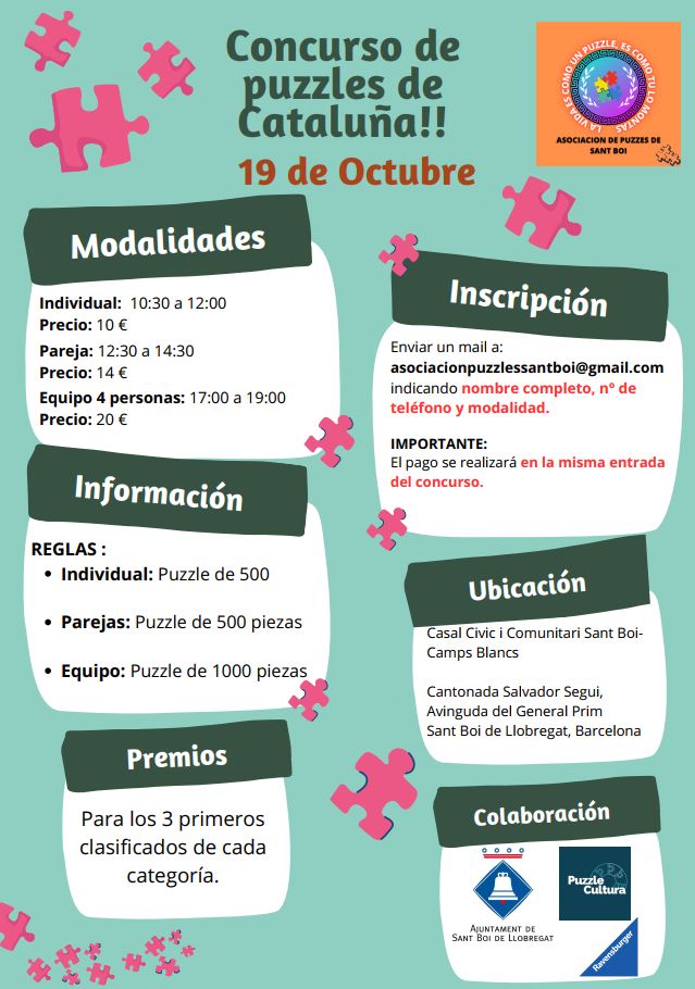 Concurso de Puzzles de Cataluña