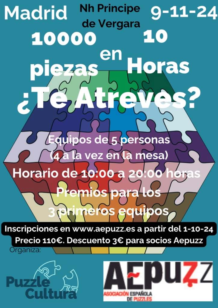 1000 Piezas en 10 Horas ¿Te Atreves?