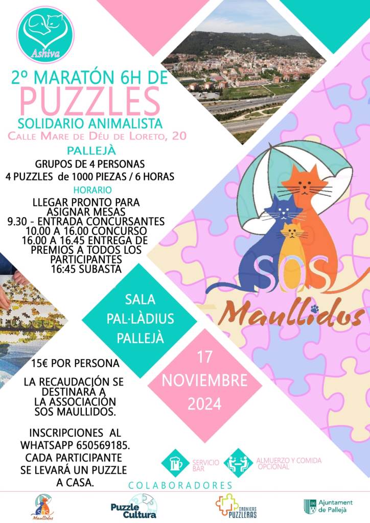 2a Maraton de 6h de Puzzles Solidario Animalista