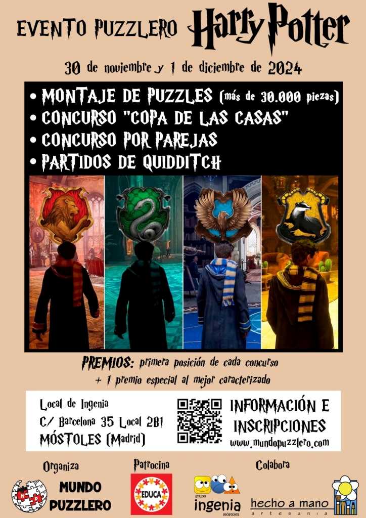 Evento Puzzlero Harry Potter