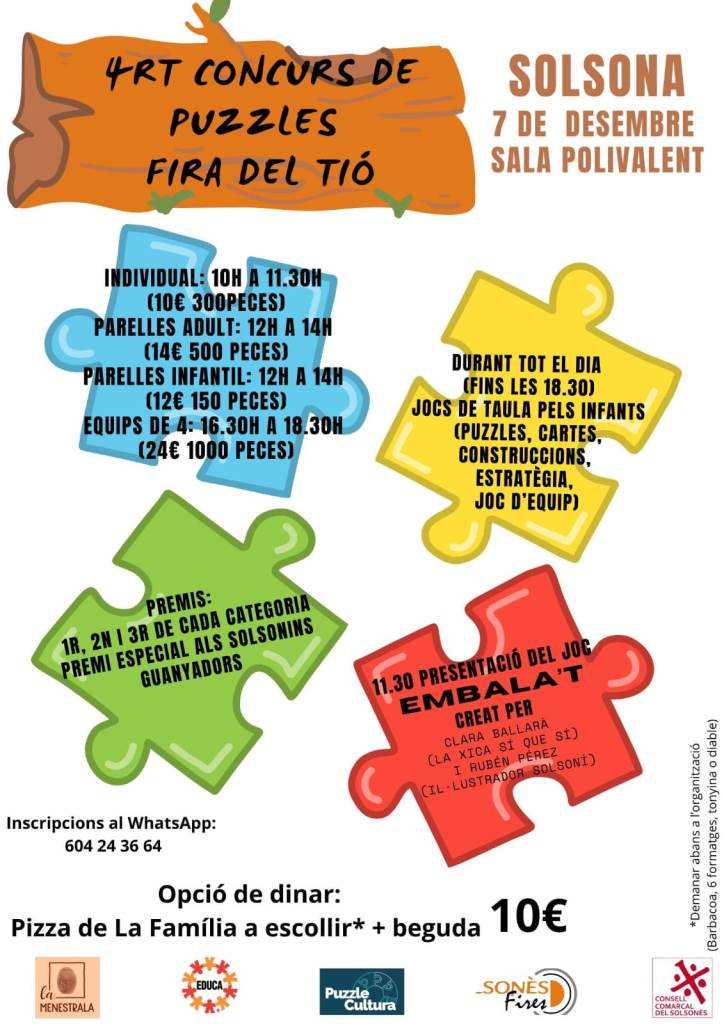 4o. Concurso de Puzzles Fira del Tio