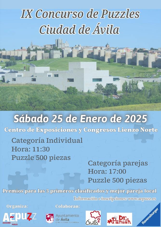 IX Concurso de Puzzles Ciudad de Ávila