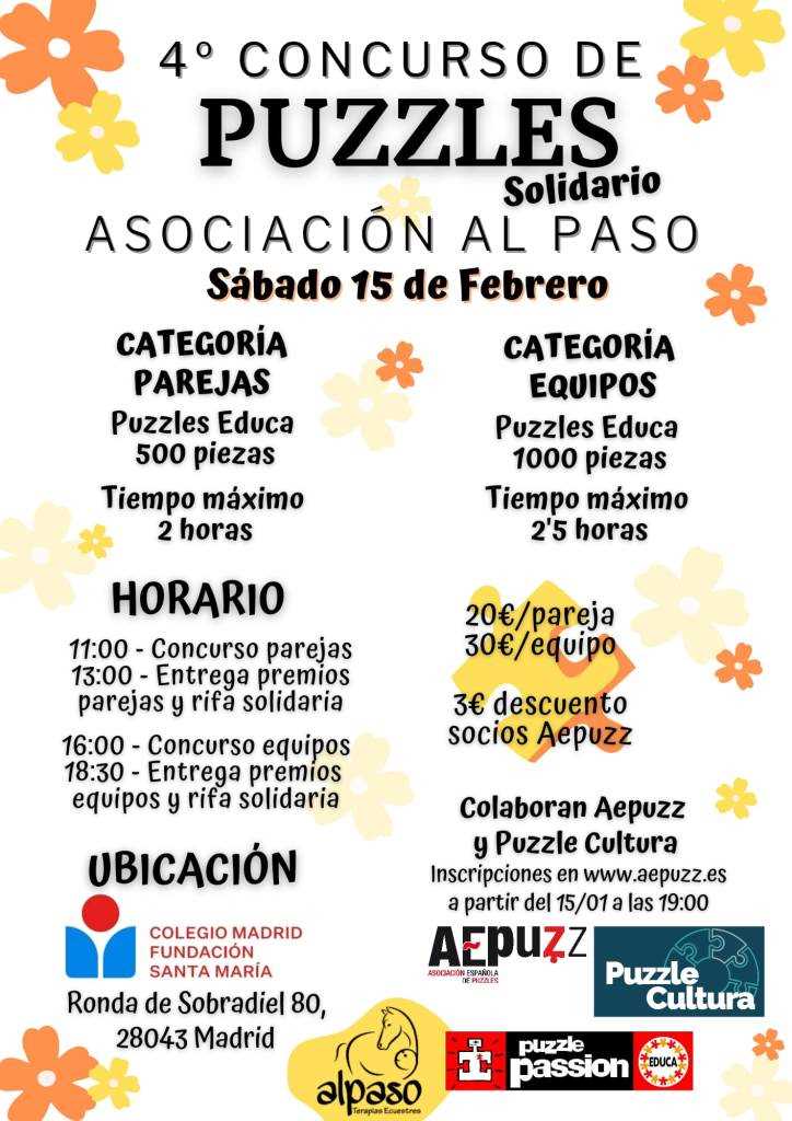 4o Concurso de Puzzles Solidario Al Paso